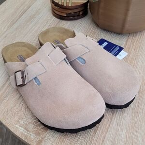 Birkenstock Boston Suede Clogs 37N